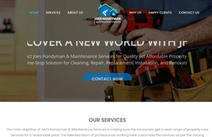Joe's Handyman & Maintenance website